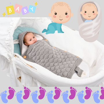 Newborn baby wrap swaddle blanket