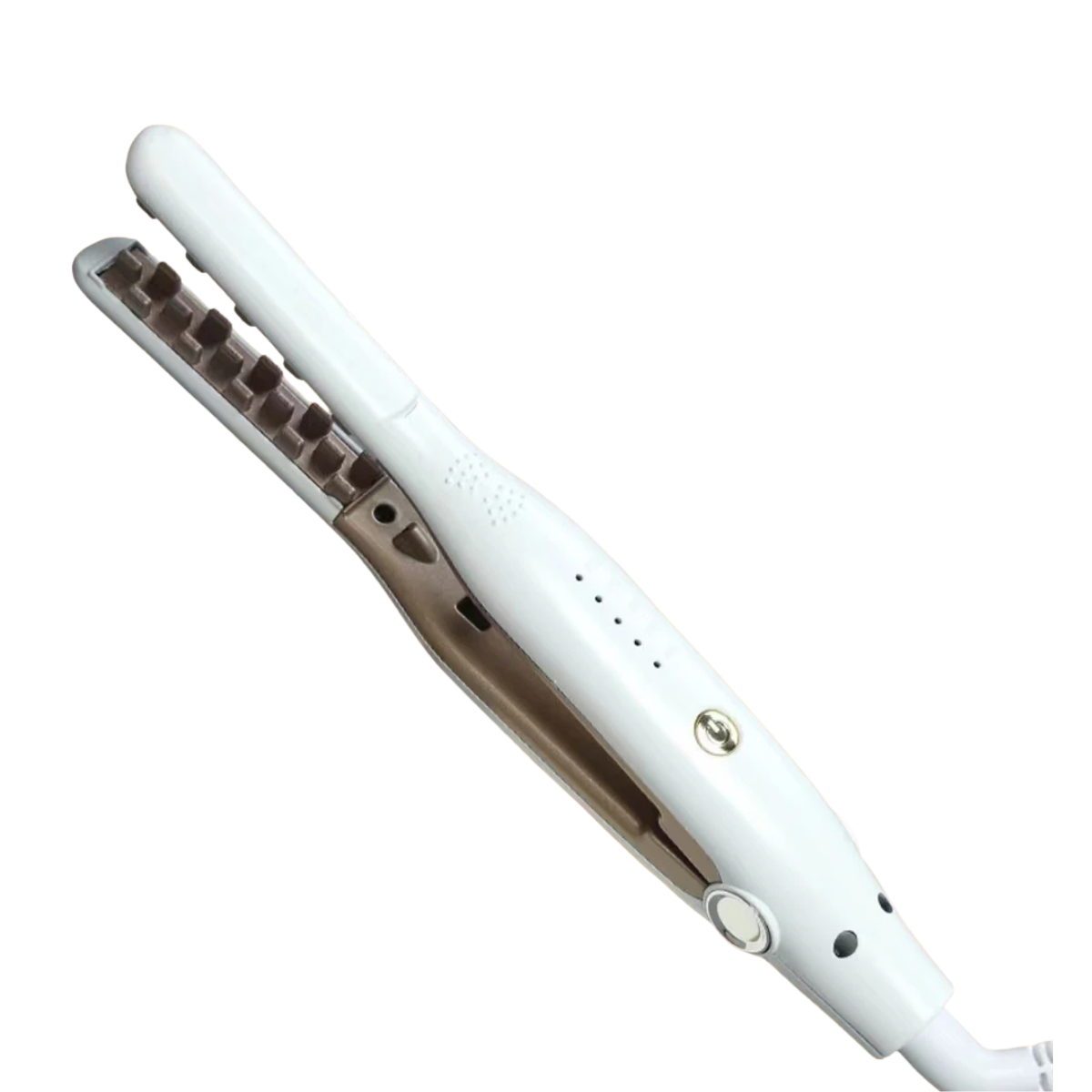 3D Hair Crimper Iron – Ceramic Volumiser and Corrugated Curling Flat Iron