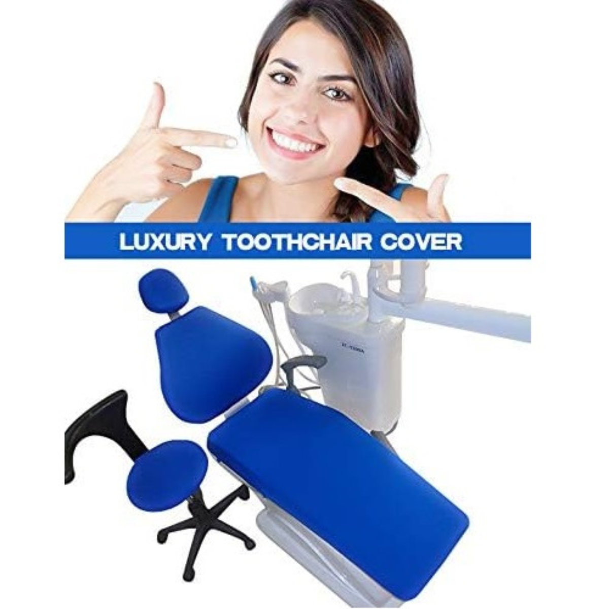 Dental Chair Cover Unit PU Leather Seat Set