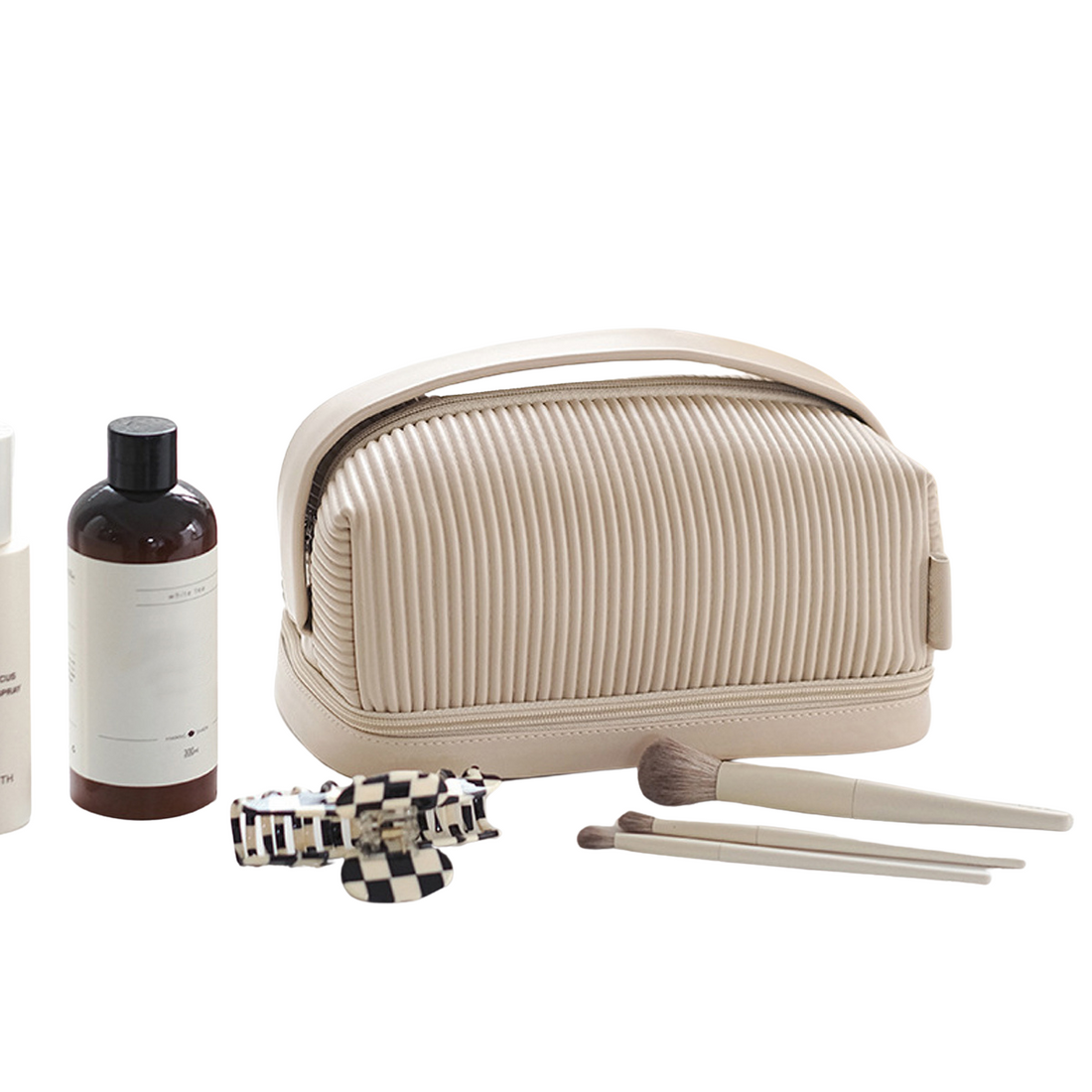 Toast double layer Cosmetic Bag