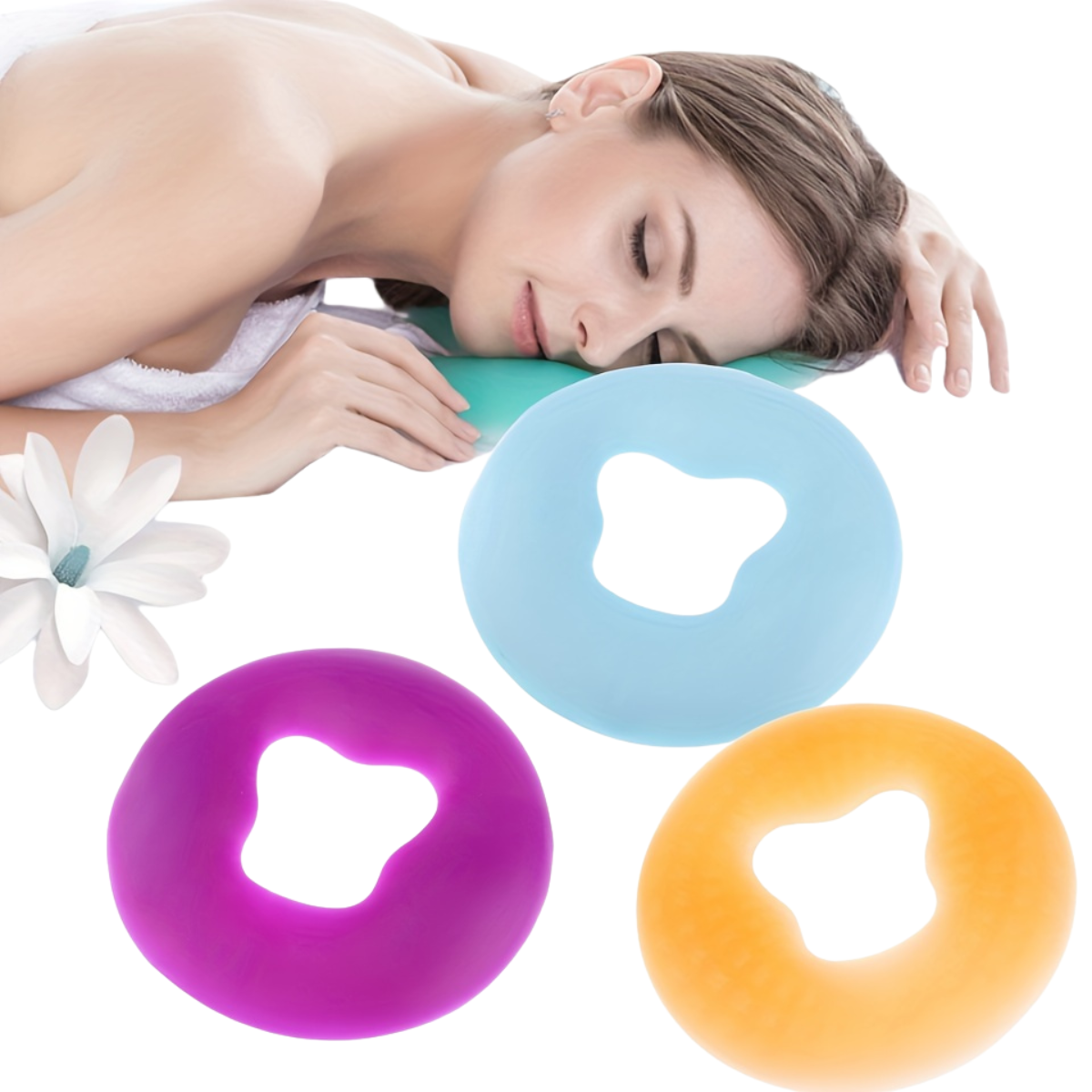 Silicone Face Massage Pillow Beauty Salon