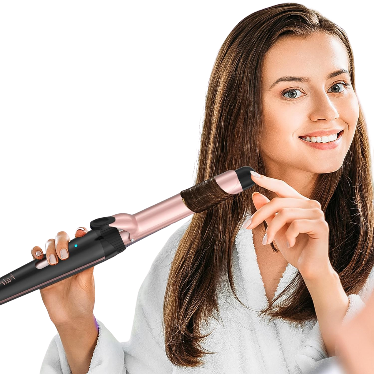 5 in 1 Curling Wand Set with 3 Barrel Hair Crimper