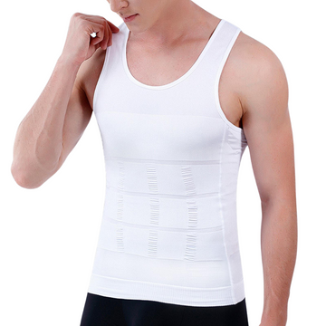 Men's Compression Tank Top Slimming Body Shaper Vest