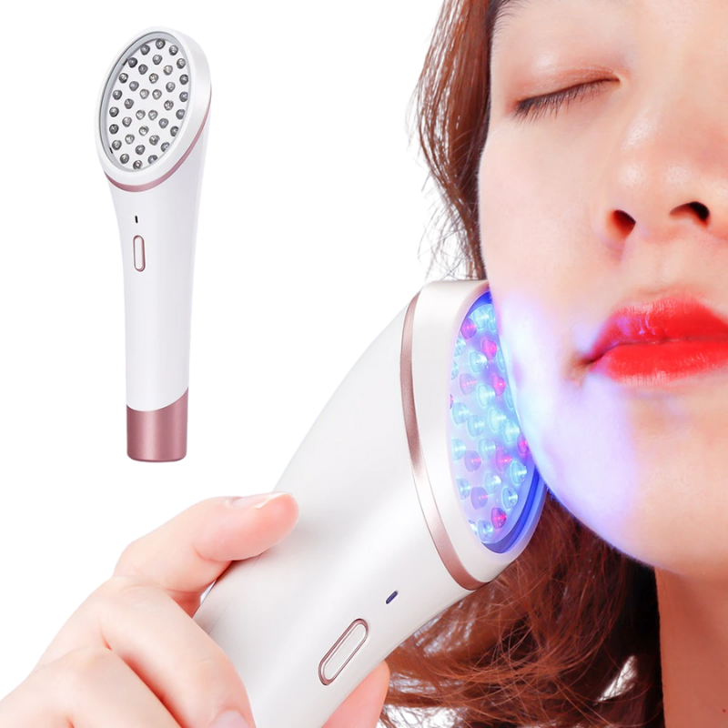 Red blue light photon acne treatment device