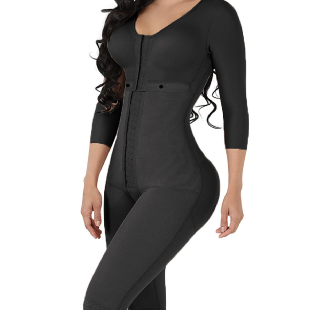 Body Shaper Breast Support Tummy Control Long Bodysuit