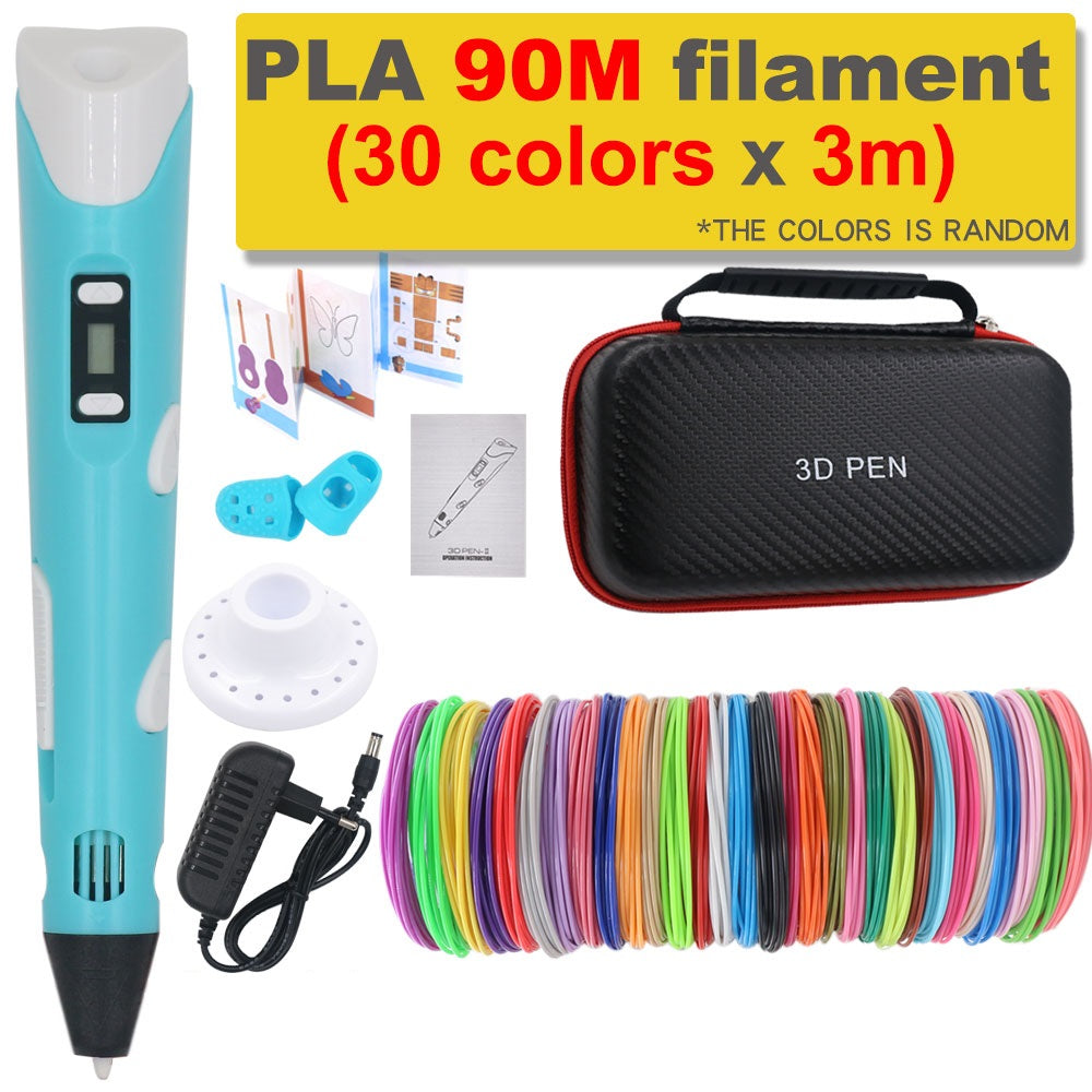 3D Printing Pen DIY Drawing Pen with 200M PLA Filament Kids Gift