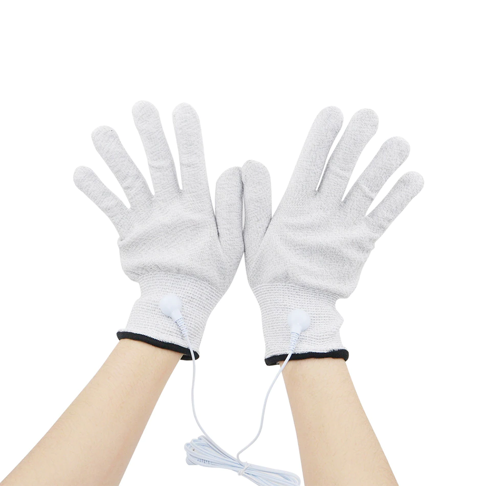 Breathable Fiber Electrotherapy Massager Gloves