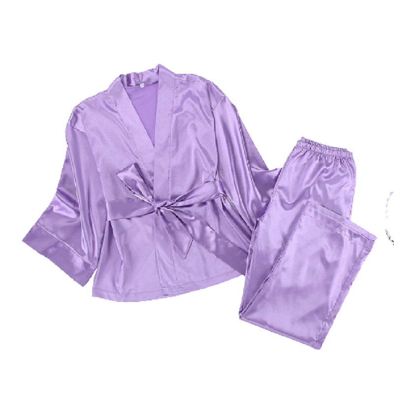Women's satin pyjamas set