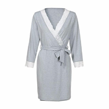 Women's maternity nursing nightie nightdress robe set