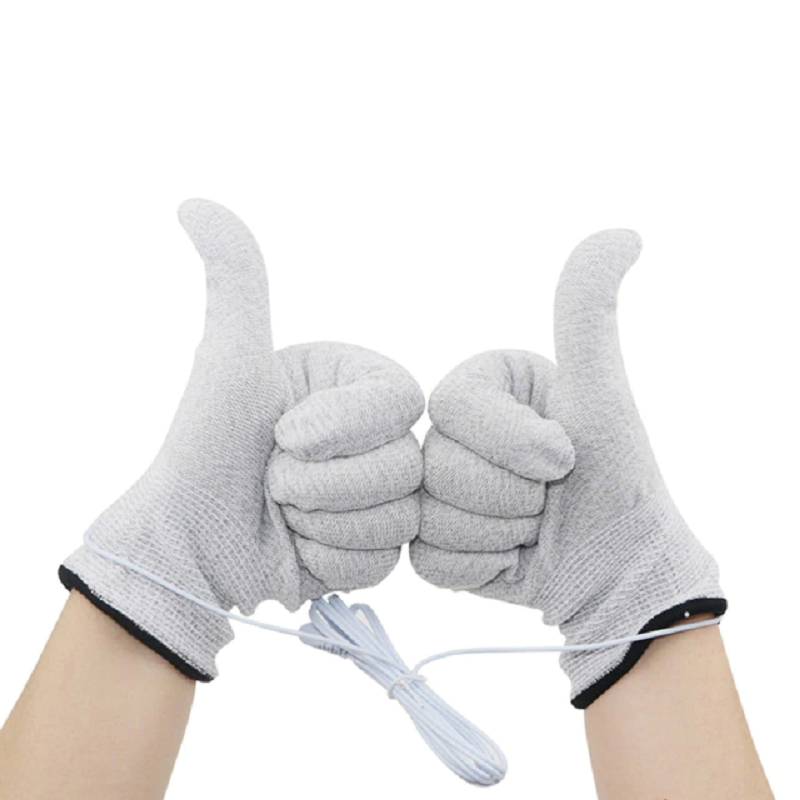 Breathable Fiber Electrotherapy Massager Gloves