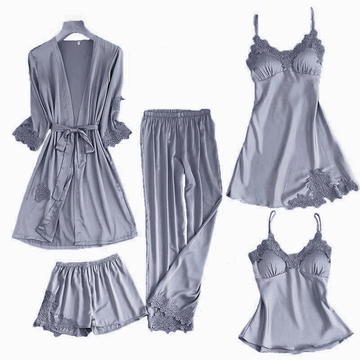 Women's silk satin pajama set iciCosmetic™