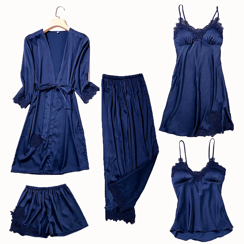 Women's silk satin pajama set iciCosmetic™