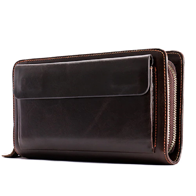Men's Wallet Genuine Leather Clutch Bag