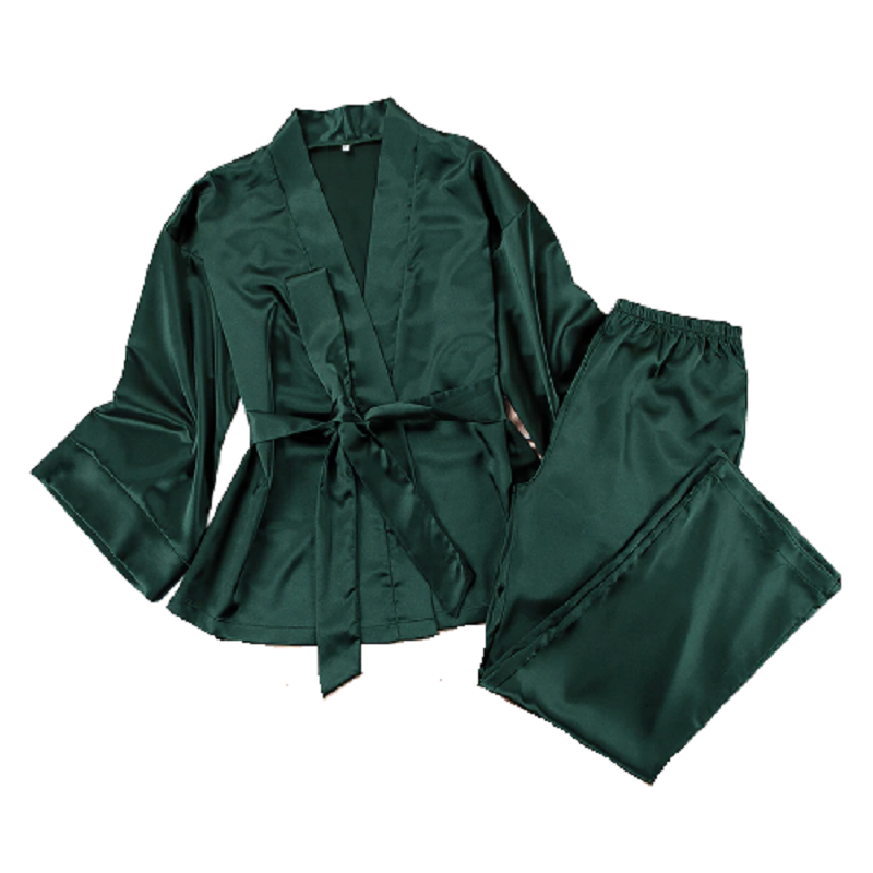 Women's satin pyjamas set