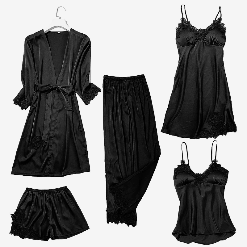 Women's silk satin pajama set iciCosmetic™