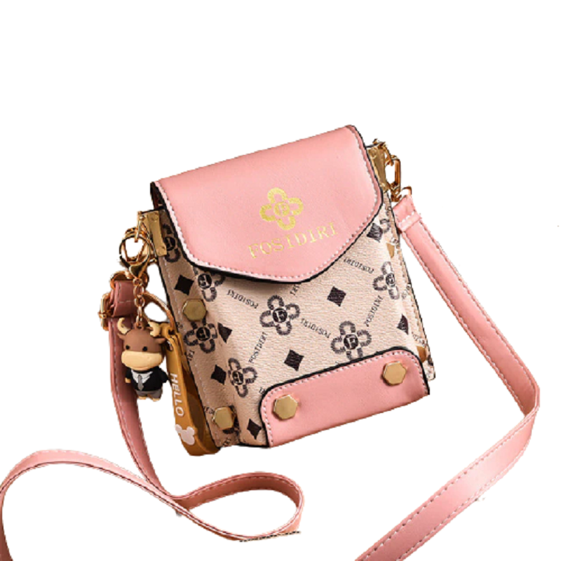 Luxury PU leather lady crossbody shoulder bag