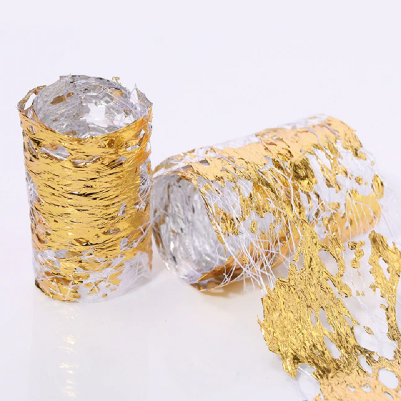 Foil flakes nail art iciCosmetic