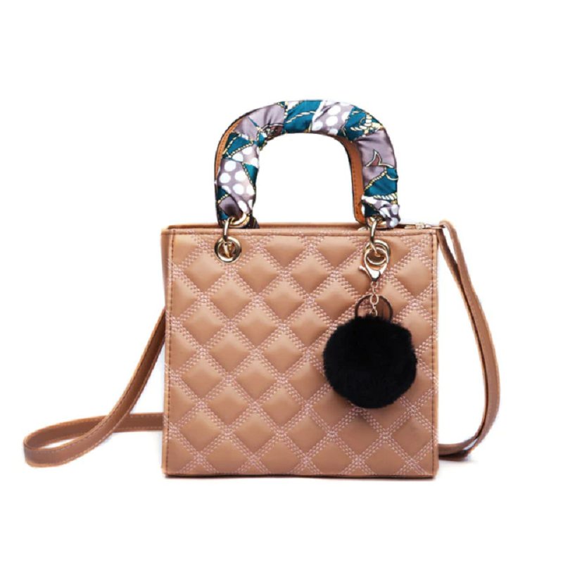 Diamond stripe women’s handbag