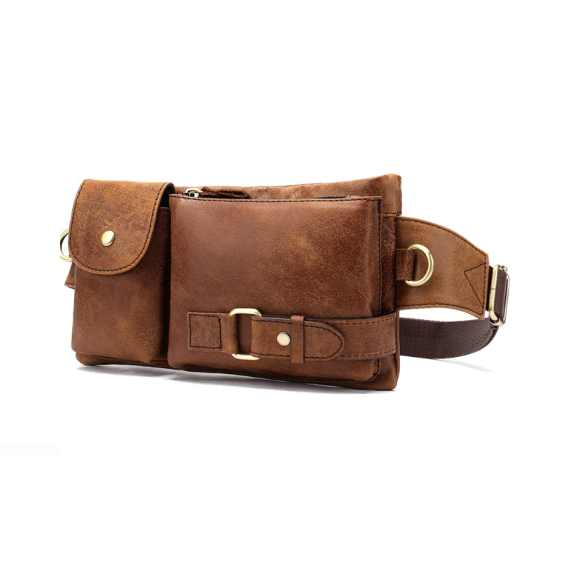 Genuine Leather Waist Packs iciCosmetic