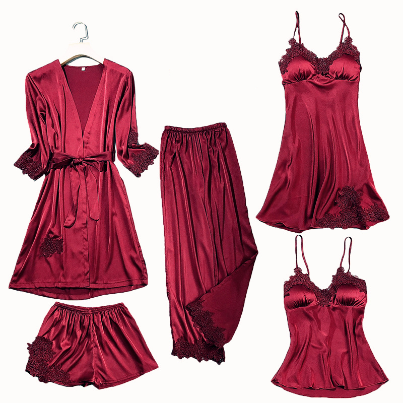 Women's silk satin pajama set iciCosmetic™