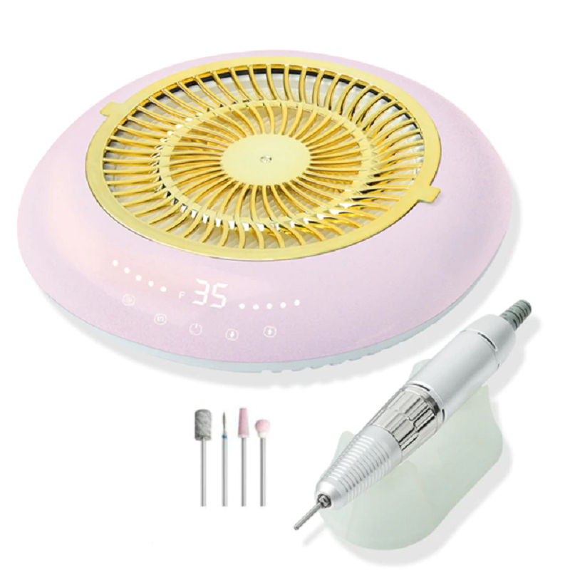 Nail drill with dust collector machine iciCosmetic