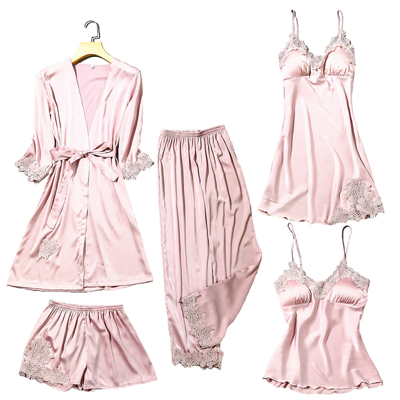 Women's silk satin pajama set iciCosmetic™