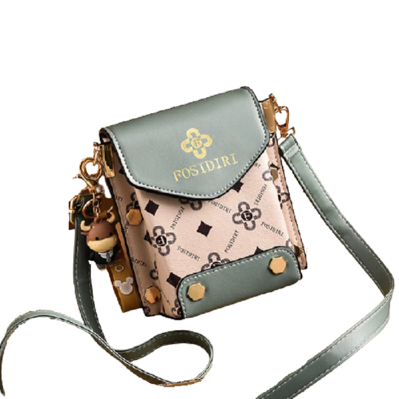 Luxury PU leather lady crossbody shoulder bag