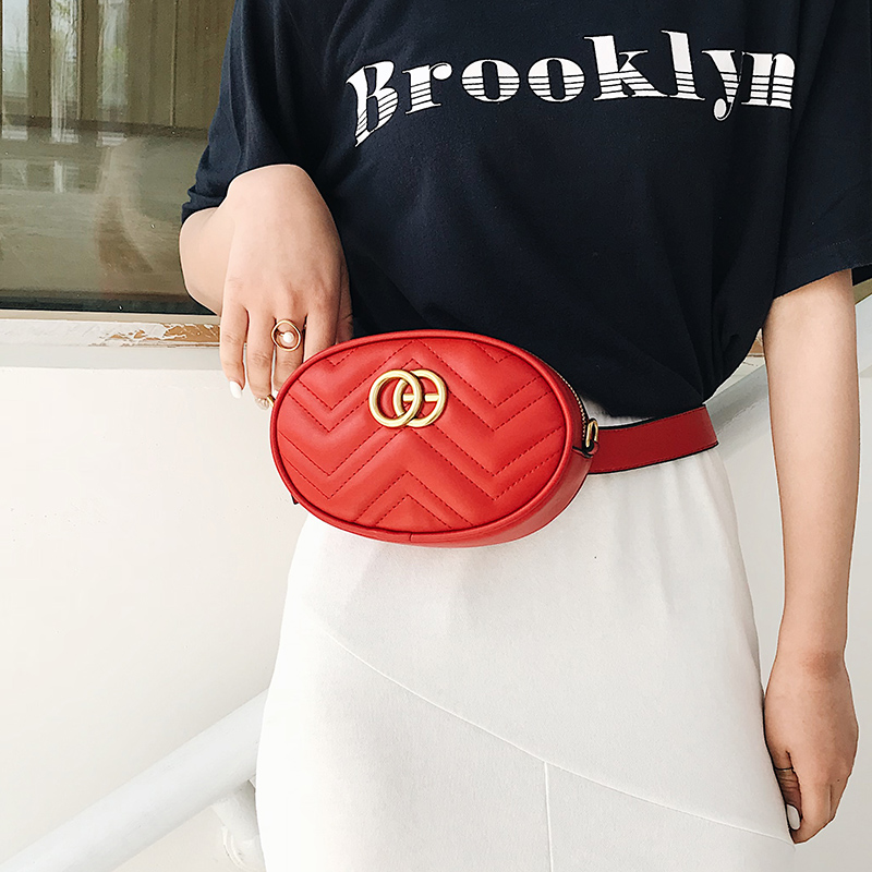 Women’s pack PU leather waist bag iciCosmetic™