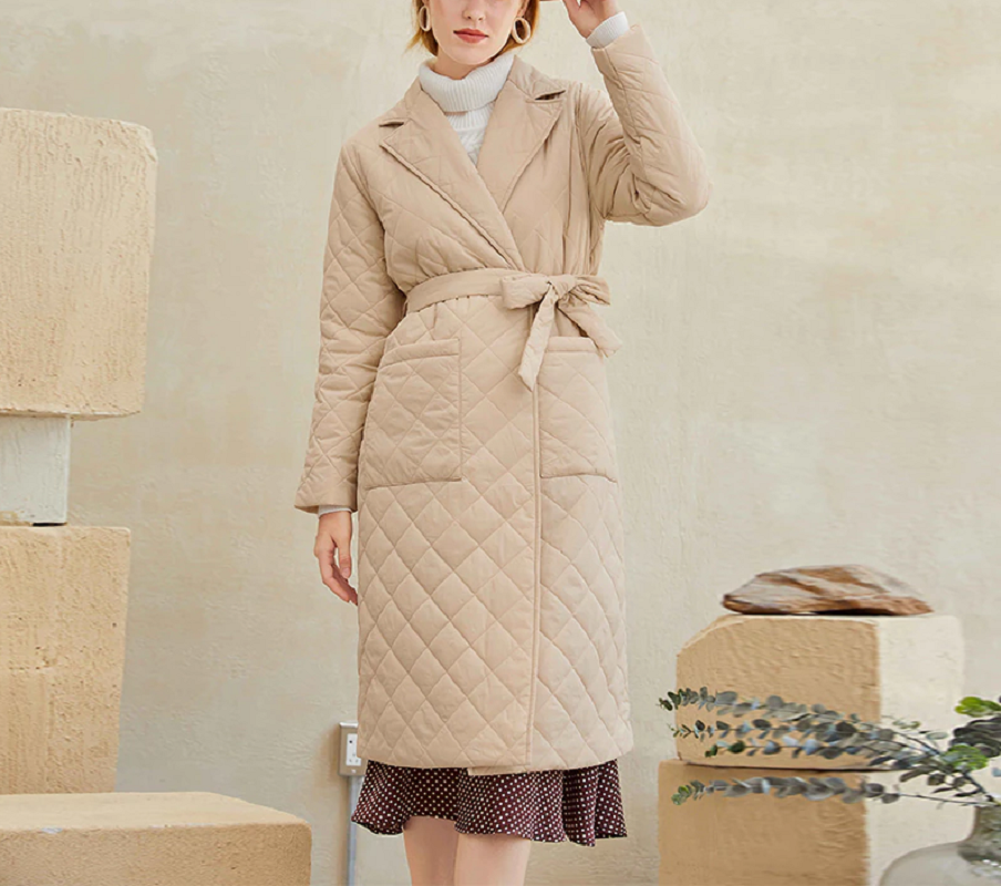 Stylish Long straight winter coat