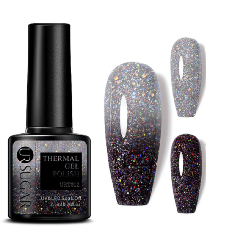 Thermal ultra-thin glitter color-chaging nail art gel iciCosmetic