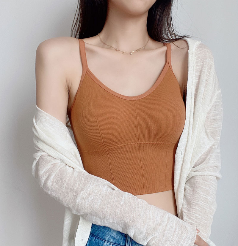 Tank Top U Type Backless Bra