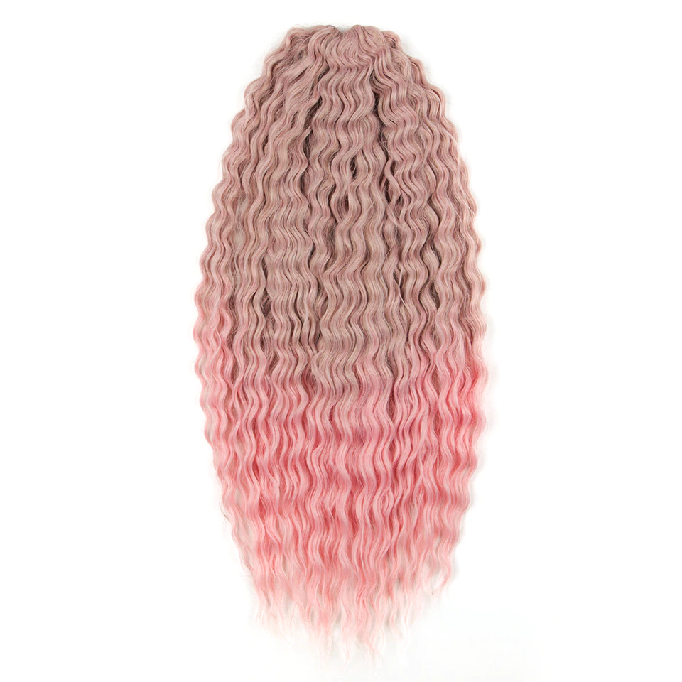 Soft twist crochet synthetic wave braiding hair extension