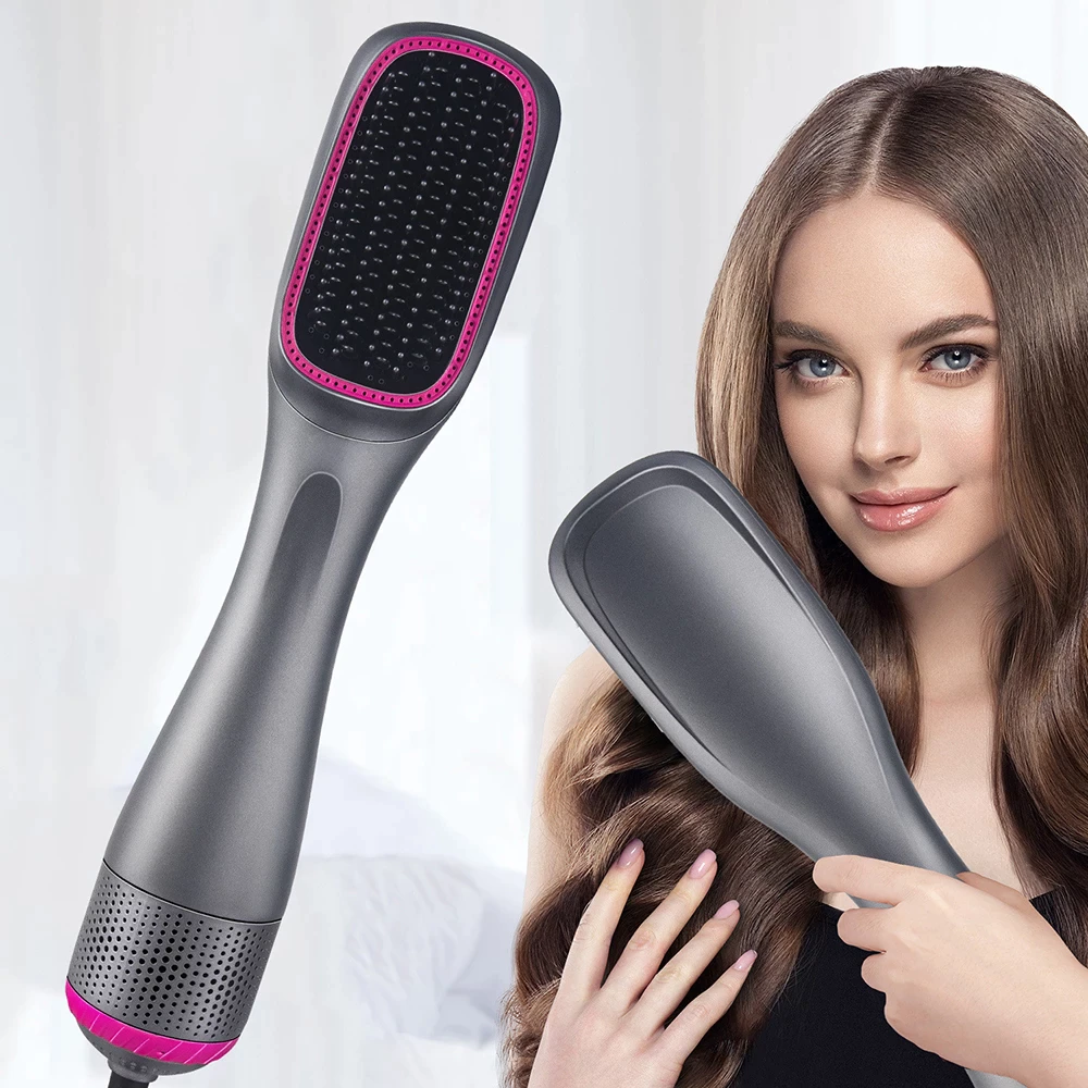 One step hair dryer brush