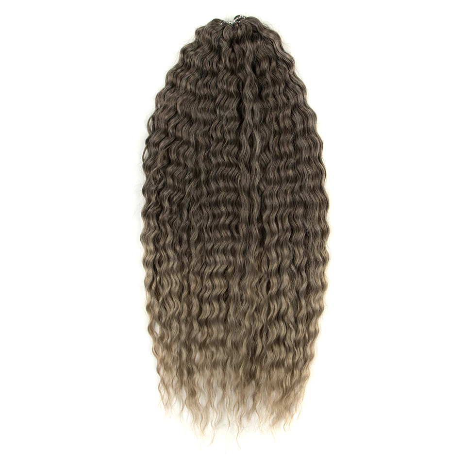 Soft twist crochet synthetic wave braiding hair extension