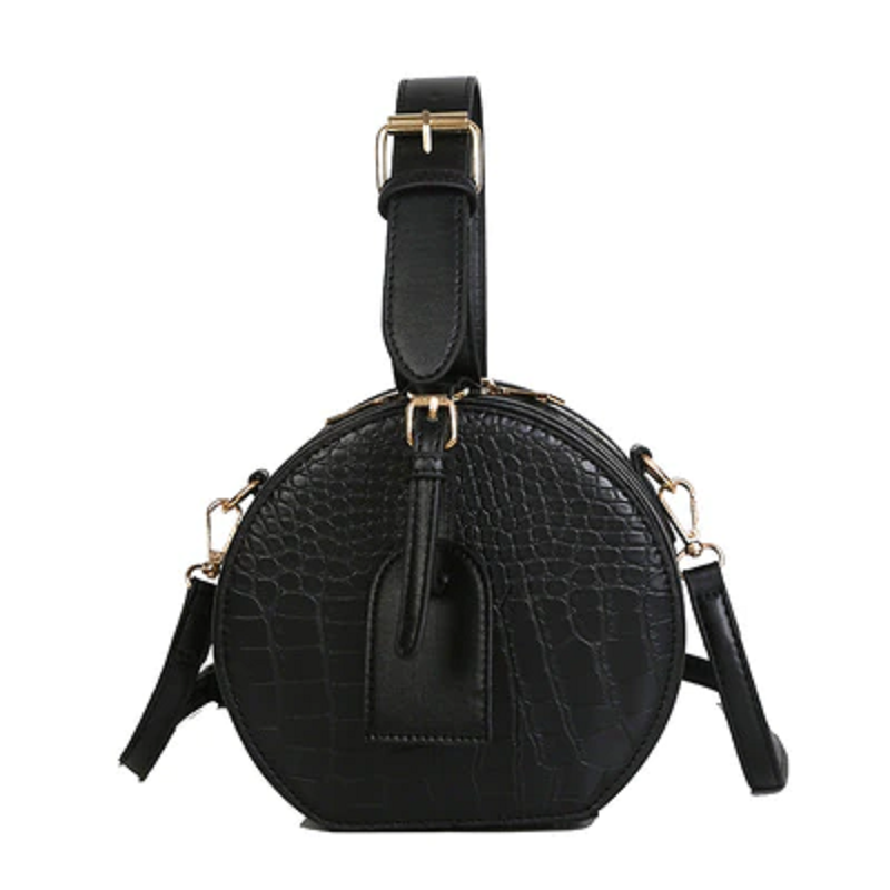 Round hand crossbody bag