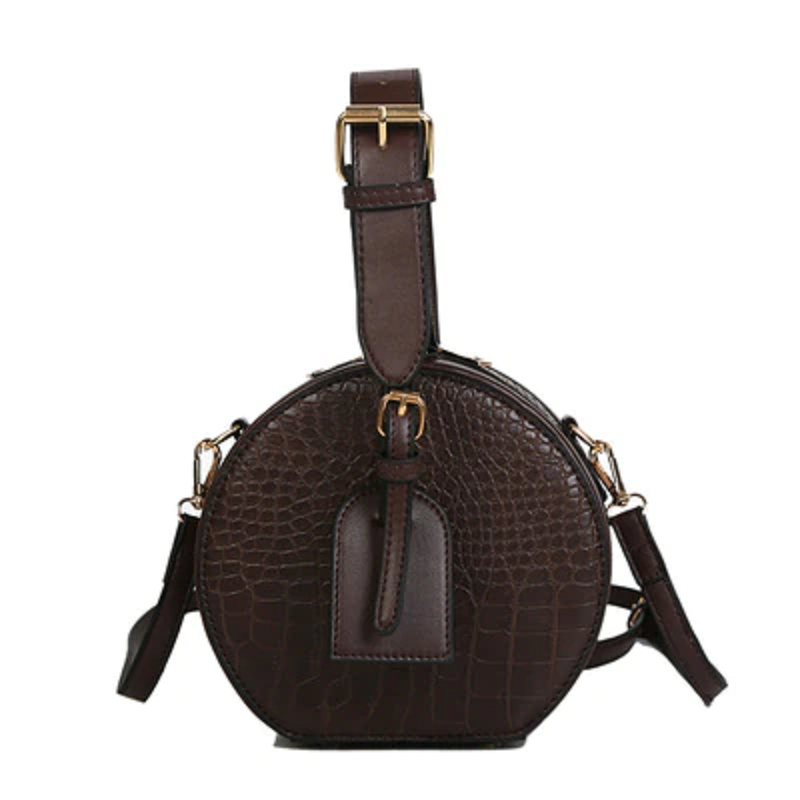 Round hand crossbody bag