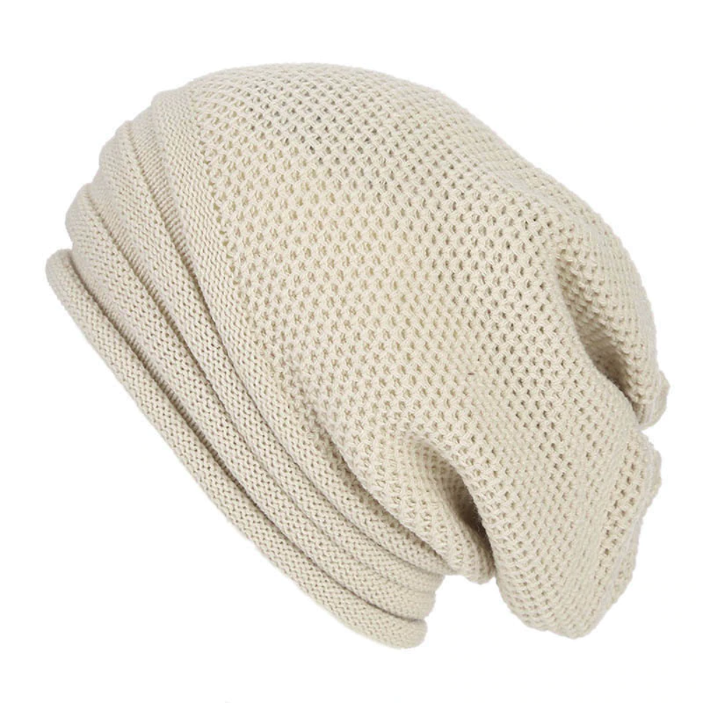 Winter baggy slouchy beanie hat wool knitted warm cap