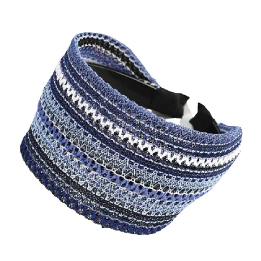 Bohemian headband elastic hairbands retro stripe hair