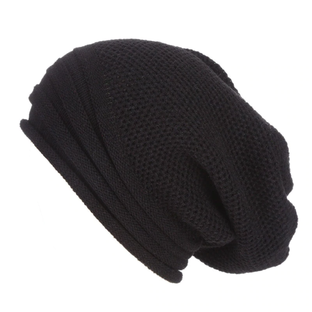 Winter baggy slouchy beanie hat wool knitted warm cap
