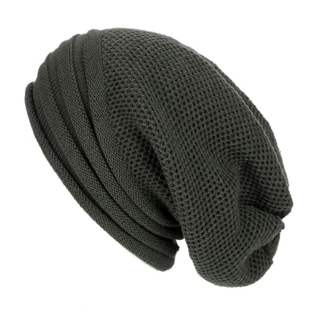Winter baggy slouchy beanie hat wool knitted warm cap