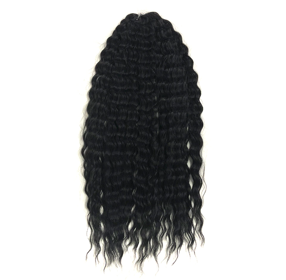 Soft twist crochet synthetic wave braiding hair extension