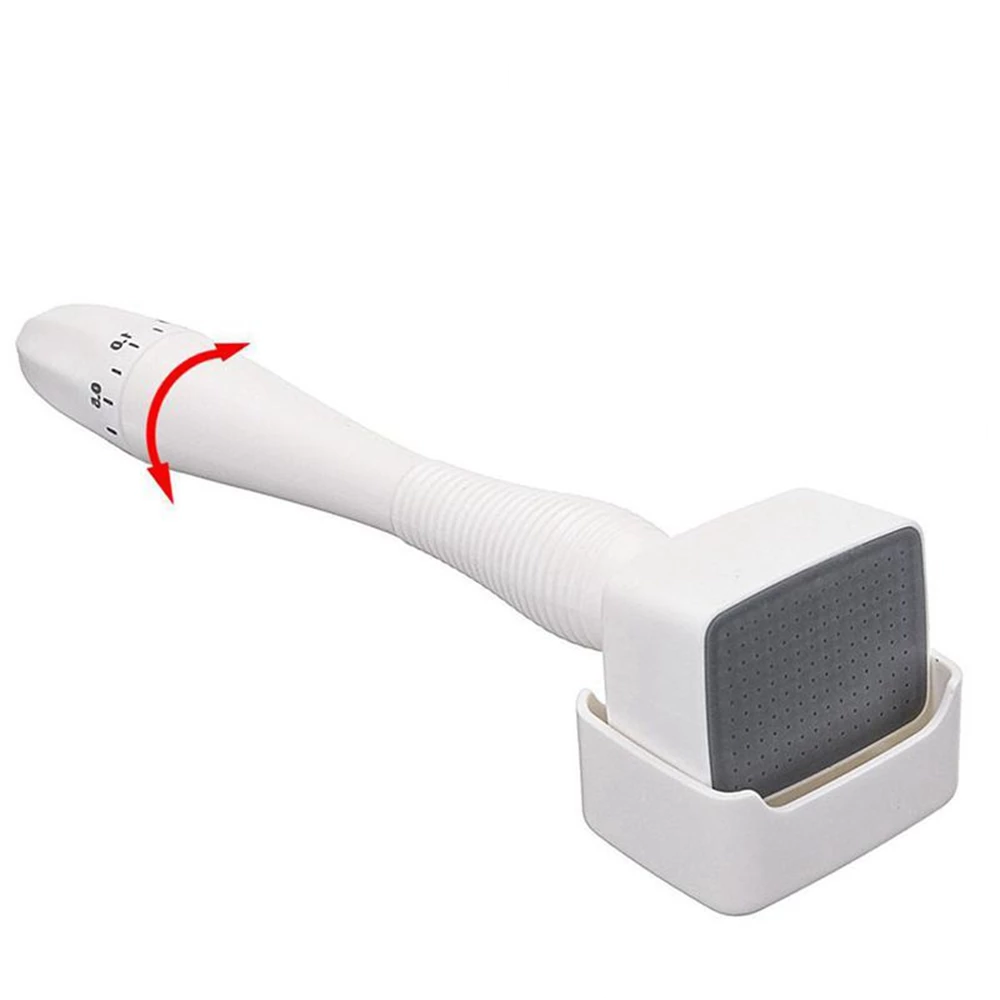 Adjustable microneedle derma stamp