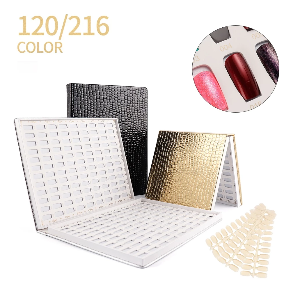Colors nail display book 240PCS false nails set