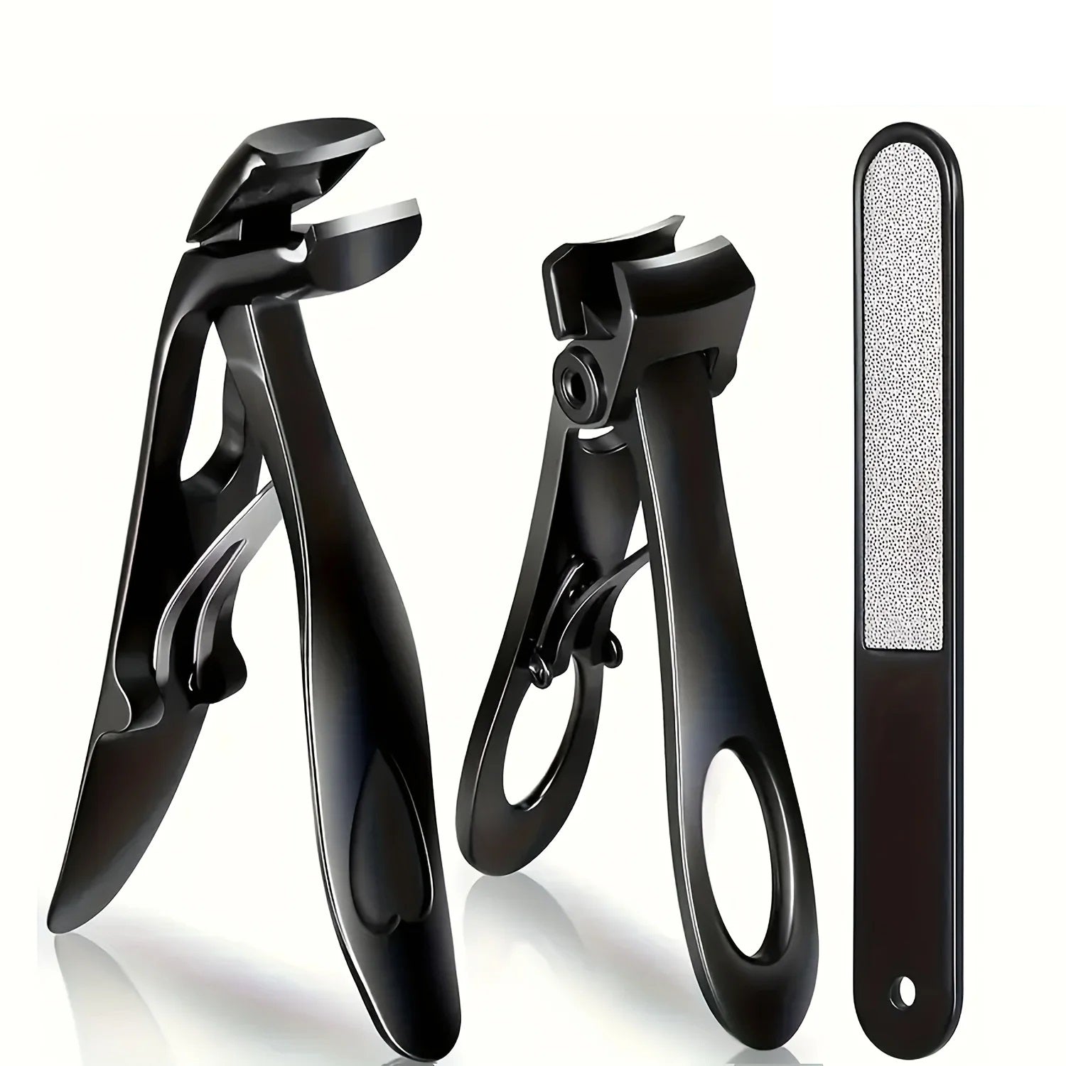 3PCS Heavy-Duty Nail Clippers – Wide Jaw for Thick Toenails And Seniors