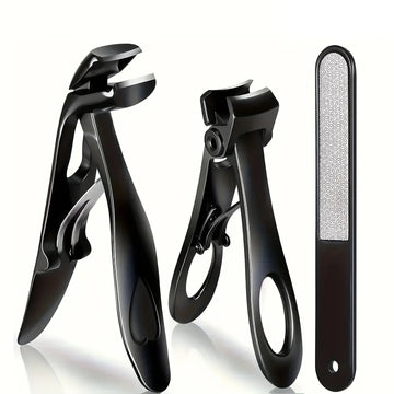 3PCS Heavy-Duty Nail Clippers – Wide Jaw for Thick Toenails And Seniors