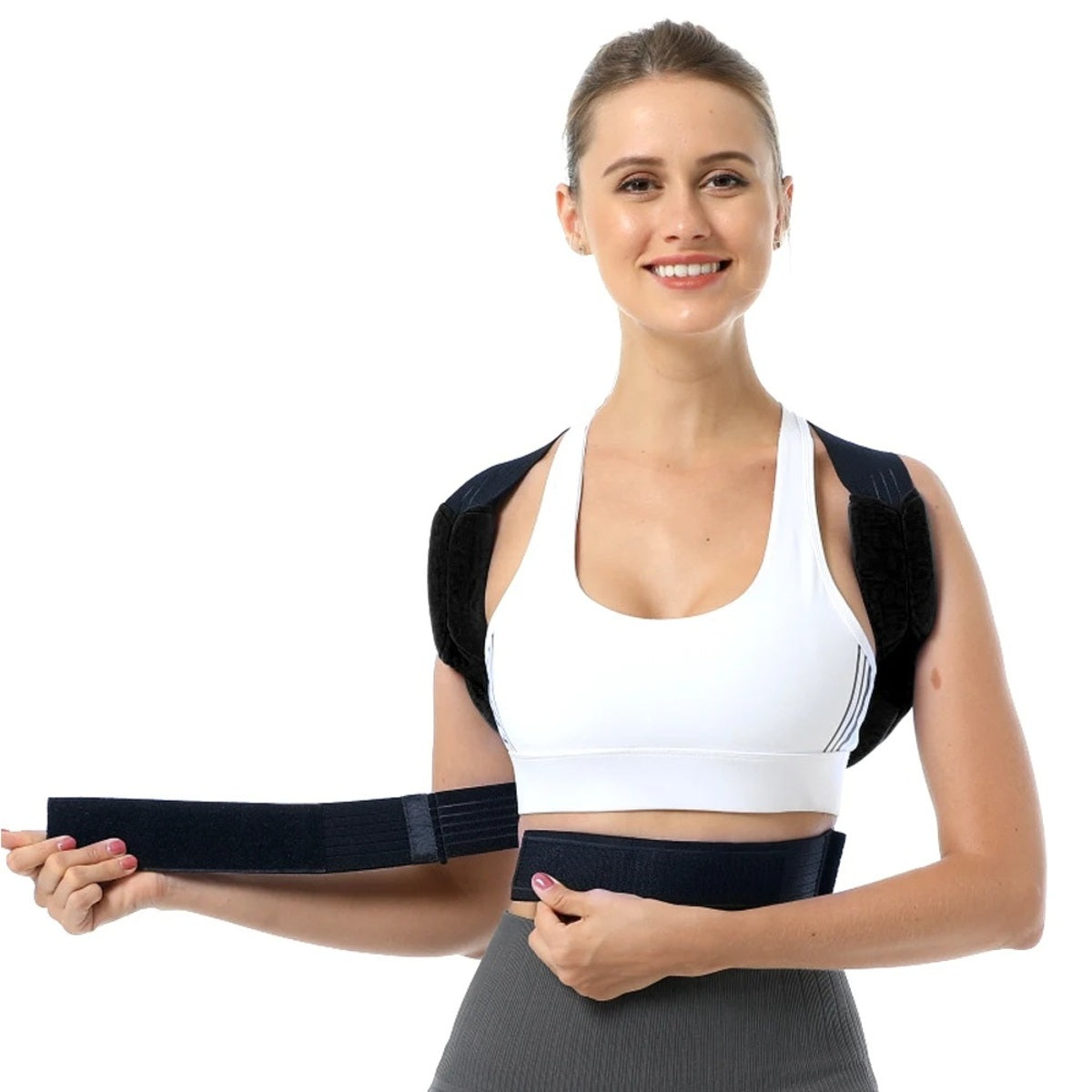 Adjustable Back Support Brace – Posture Corrector for Neck Back And Shoulders