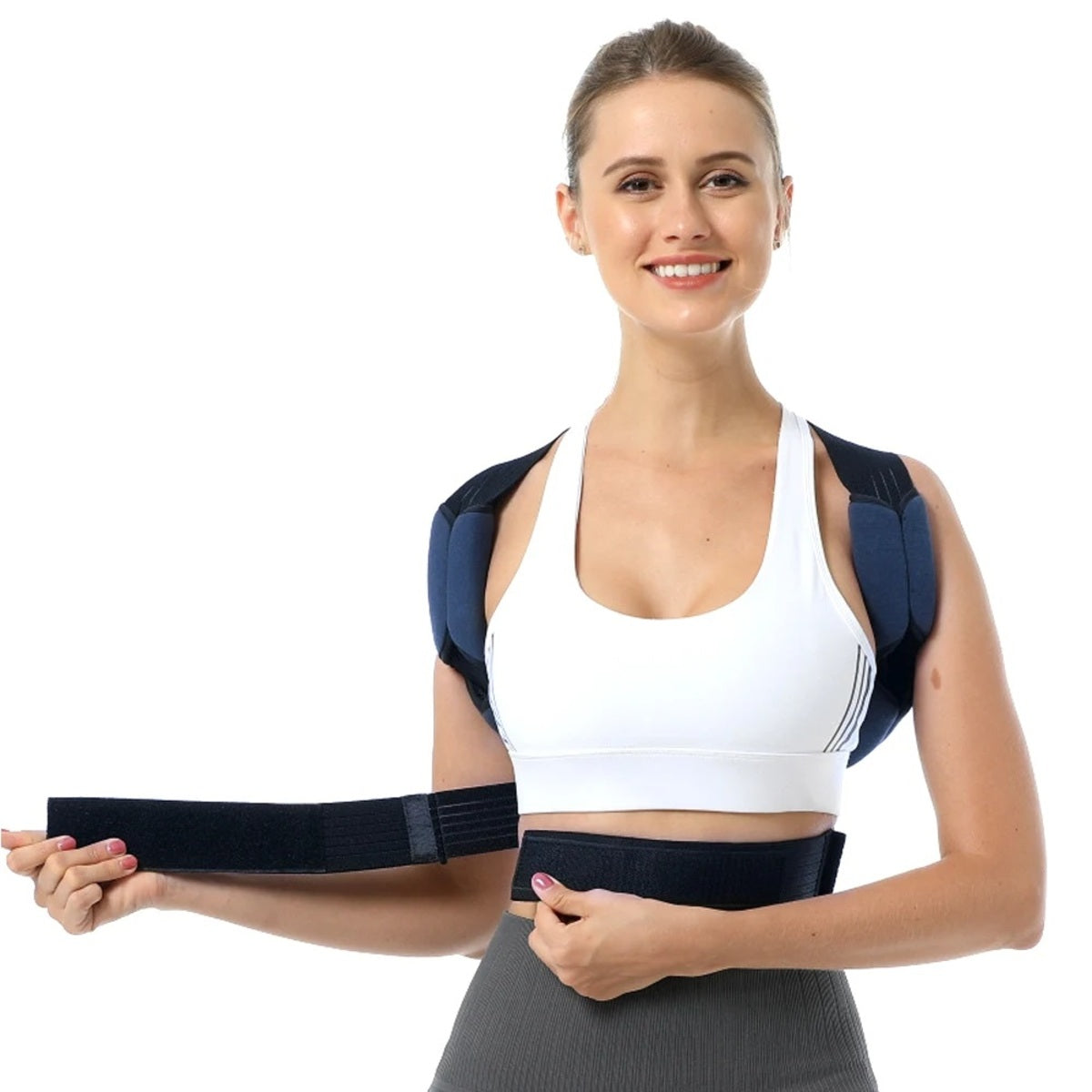Adjustable Back Support Brace – Posture Corrector for Neck Back And Shoulders