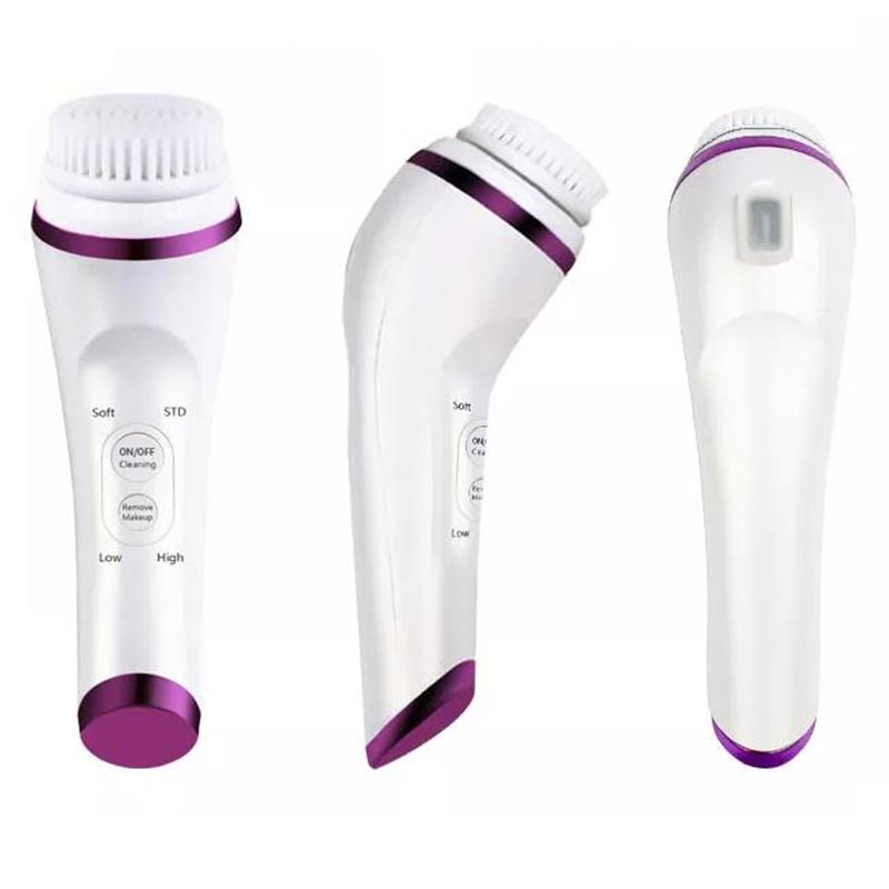 Electric facial cleansing brush