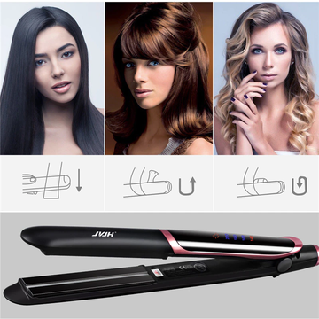 Professional Hair Straighting Curling Iron Corrugation LED Display