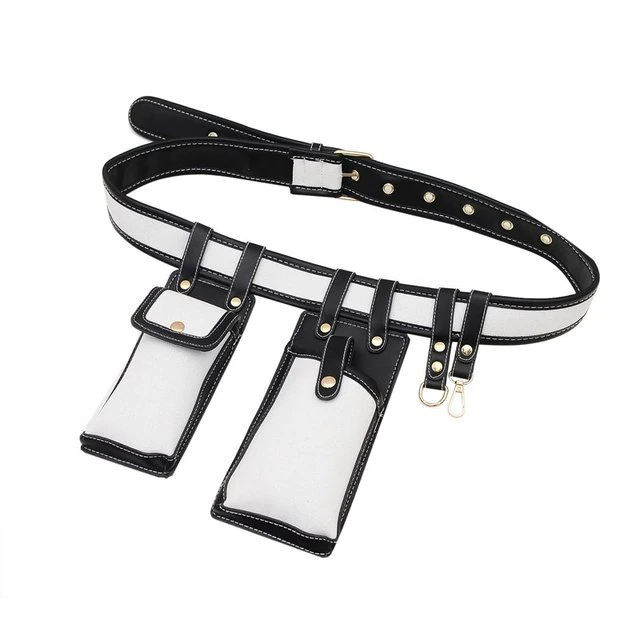 Women's waist leather fanny pack luxury belt bag